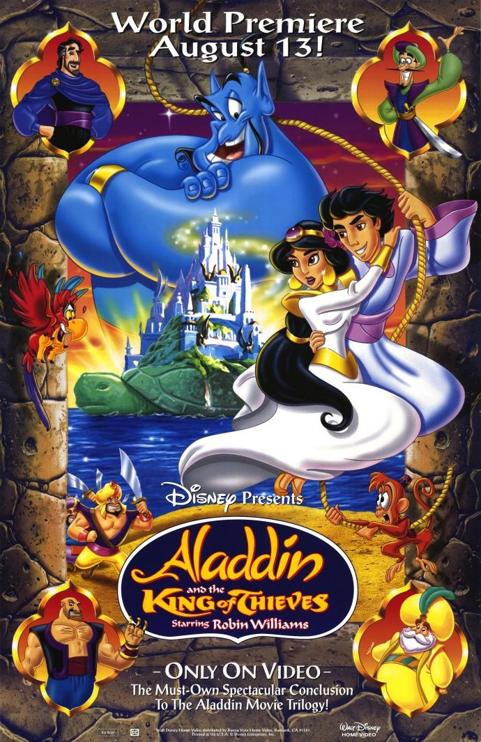 Aladdin and the king of Thieves (en de Dievenkoning) (1996) 1080p BluRay DTS X264 (NL Gesproken & Subs)