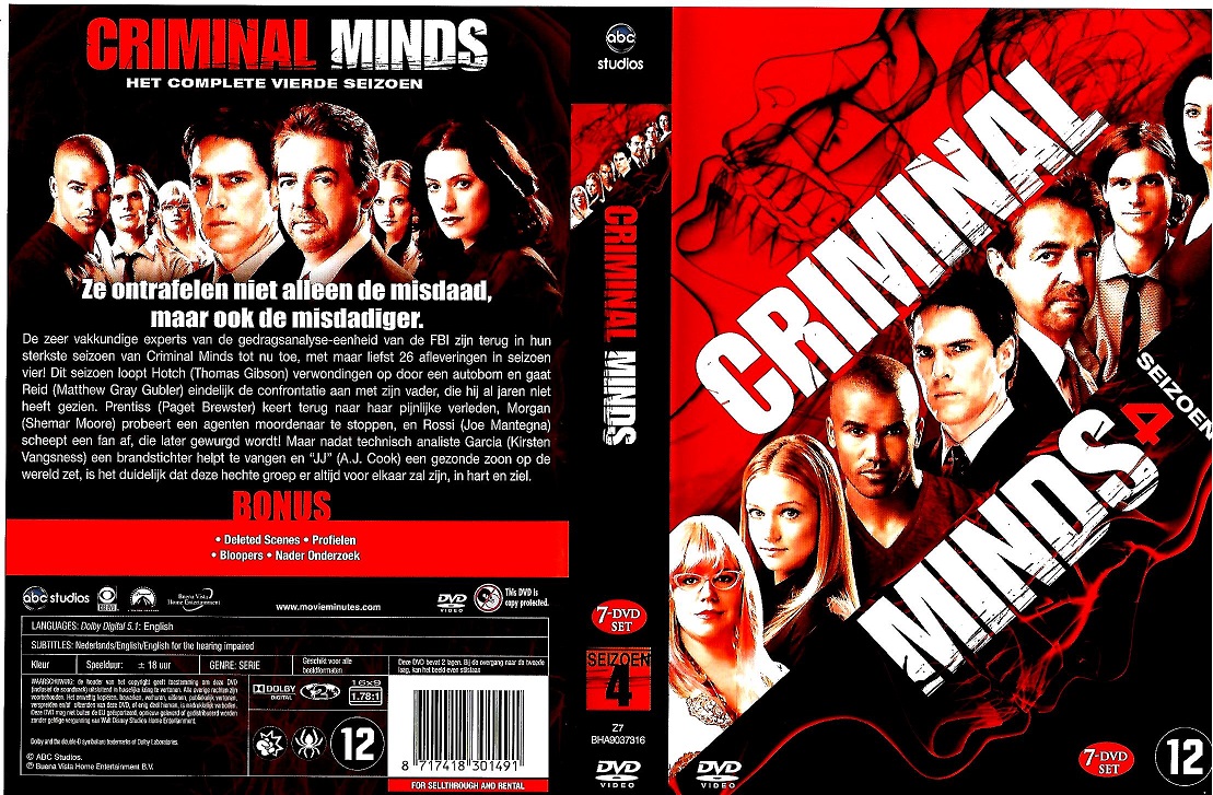 Criminal Minds Seizoen 5 DVD9 verzie