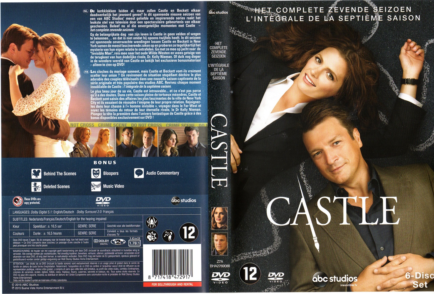 Castle Seizoen 7 DVD9 verzie