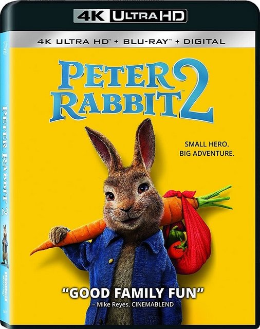 Peter Rabbit 2 The Runaway (2021) BluRay 2160p HYBRID DV HDR TrueHD AC3 HEVC NL-RetailSub REMUX + NL gesproken