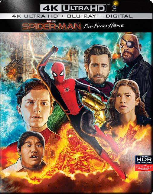 Spider-Man Far from Home (2019) BluRay 2160p UHD HDR TrueHD AC3 NLsubs REMUX (Mkv)