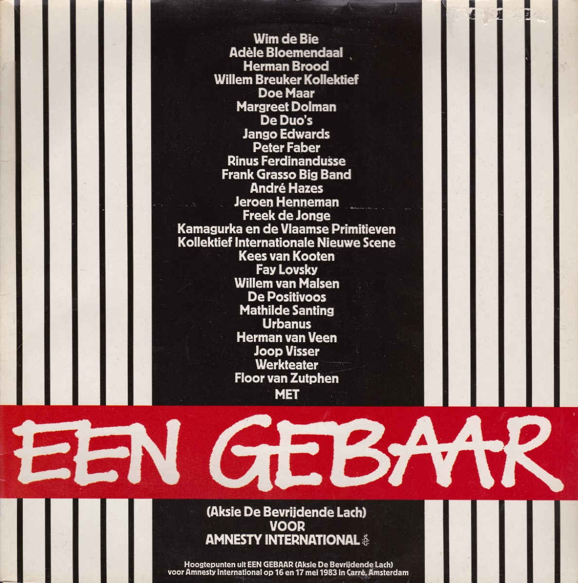 Various - Een Gebaar (Aksie De Bevrijdende Lach Voor Amnesty International (1983)