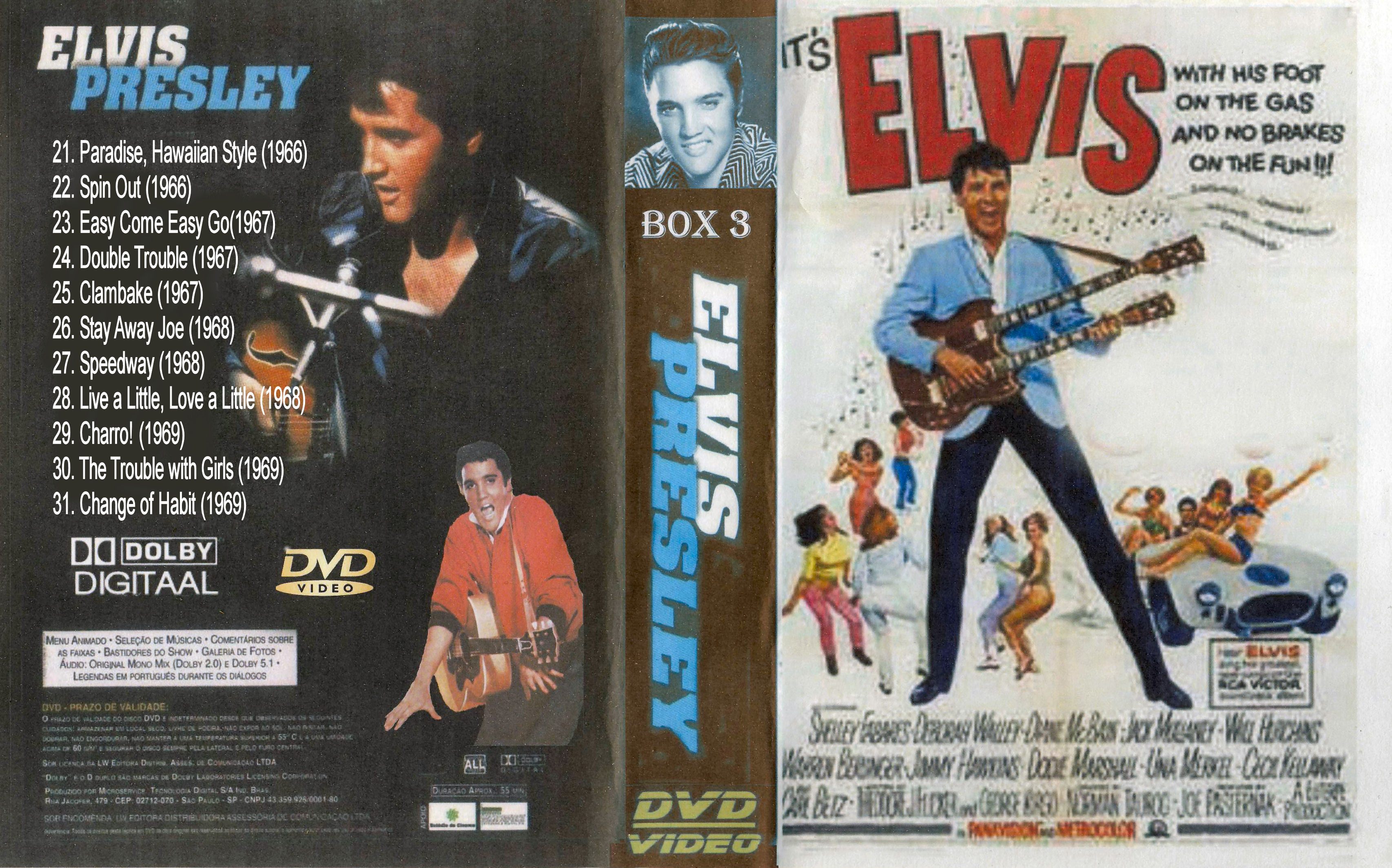 Elvis Collectie ( 30. The Trouble with Girls (1969) DvD 30 van 31
