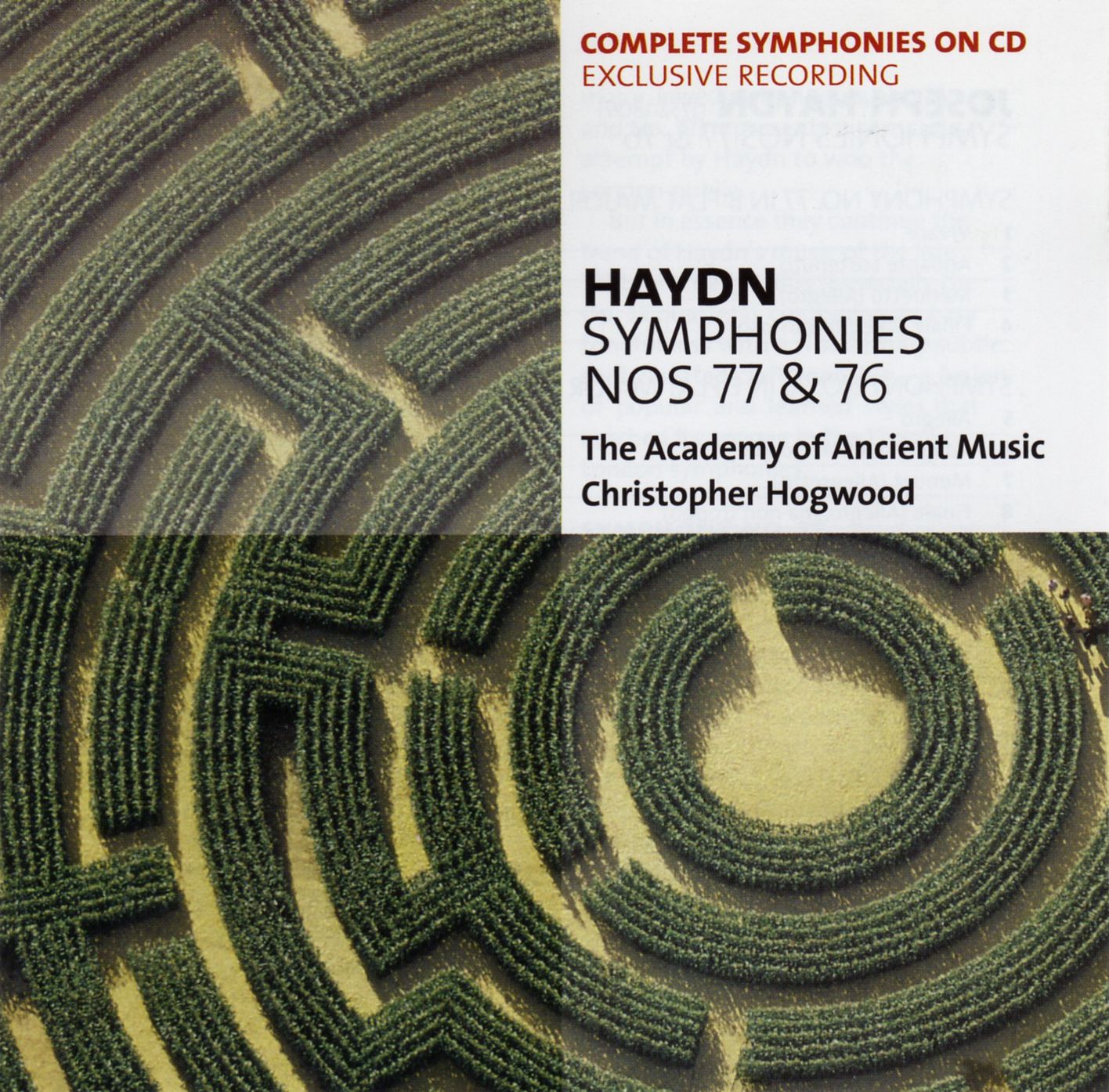 Joseph Haydn Symphonies 77 & 76