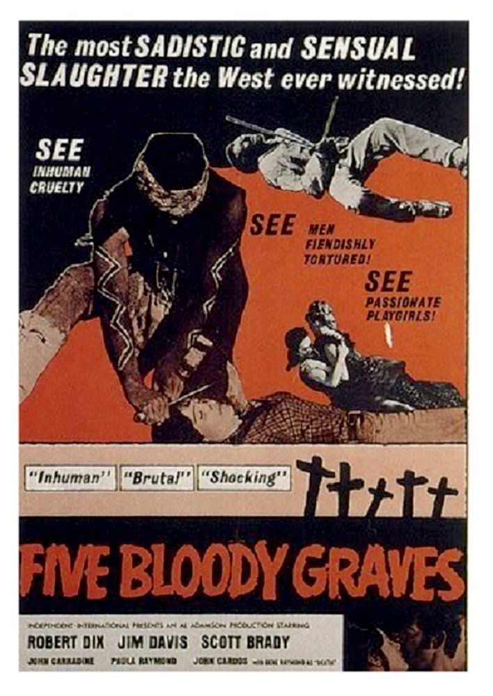 Five Bloody Graves 1969 1080 Bluray DTS AC-3 X264