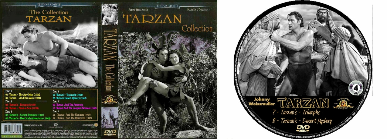 Tarzan Collectie Johnny Weissmuller DvD 4