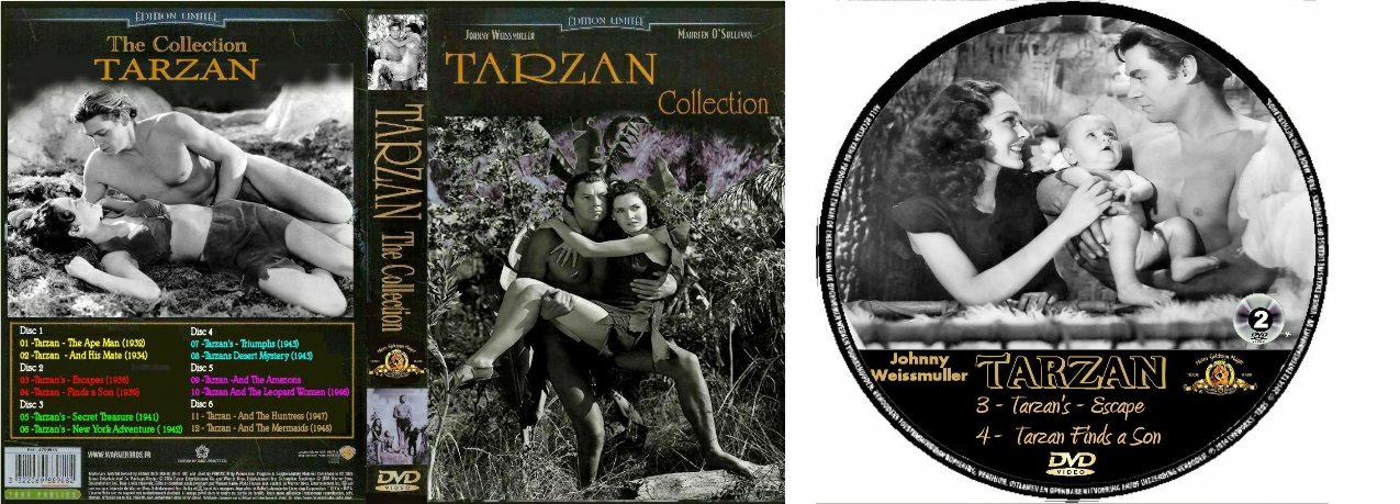 Tarzan Collectie Johnny Weissmuller DvD 2