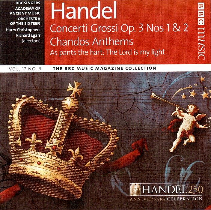 Handel Concerti Grossi Op. 3 Nos 1 & 2 Chandos Anthems