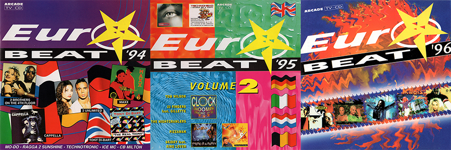 Euro Beat '94 (1Cd)(1994) '95-2 (1Cd)(1995) '96 (1Cd)(1996) [Arcade]