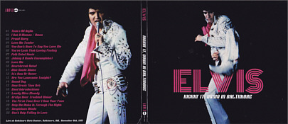 Elvis Presley - 1971-11-09, Kickin' It Down In Baltimore [Ampex CD01-2021]