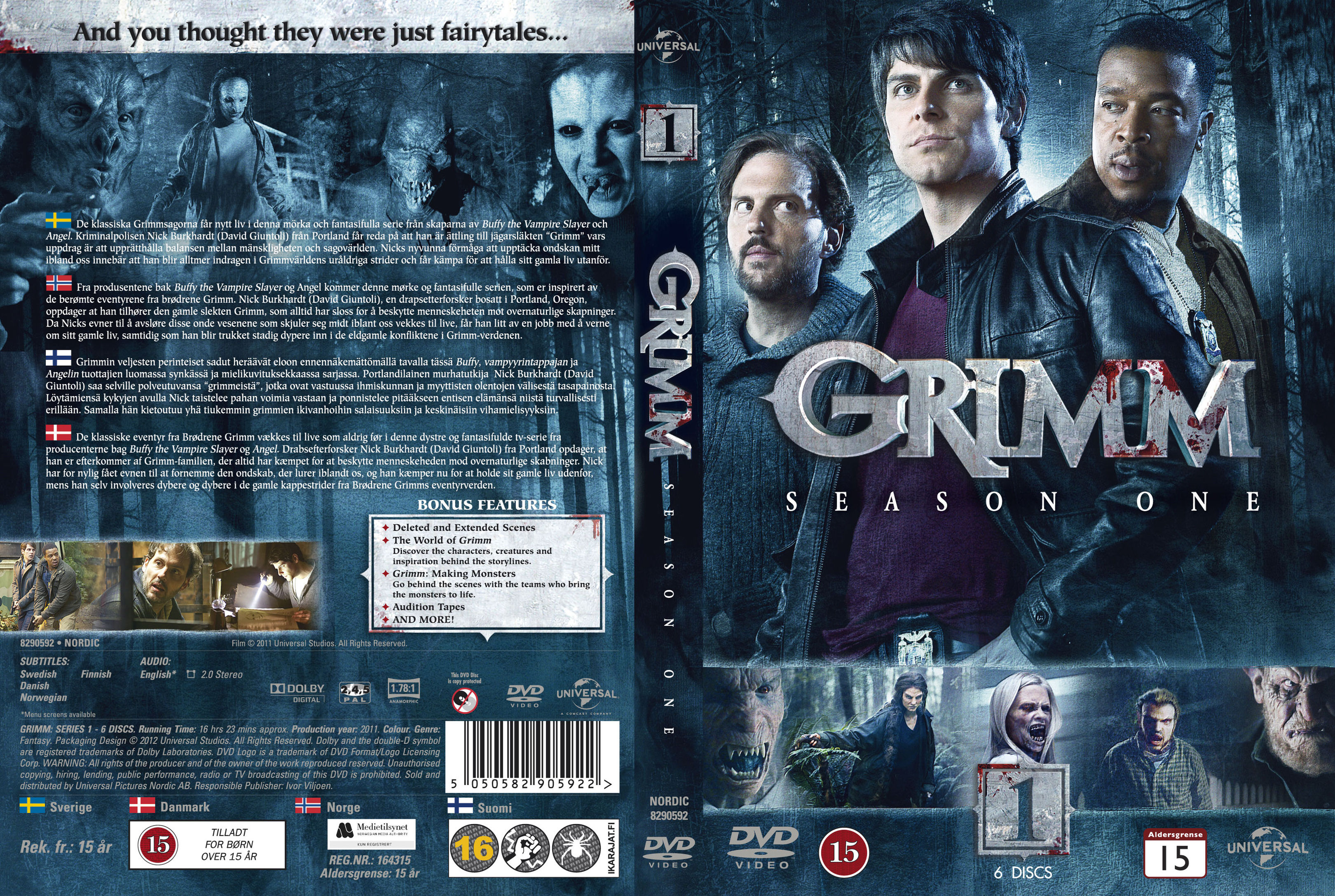 Grimm Seizoen 1 - DvD 3 van 6 (2011-2017)