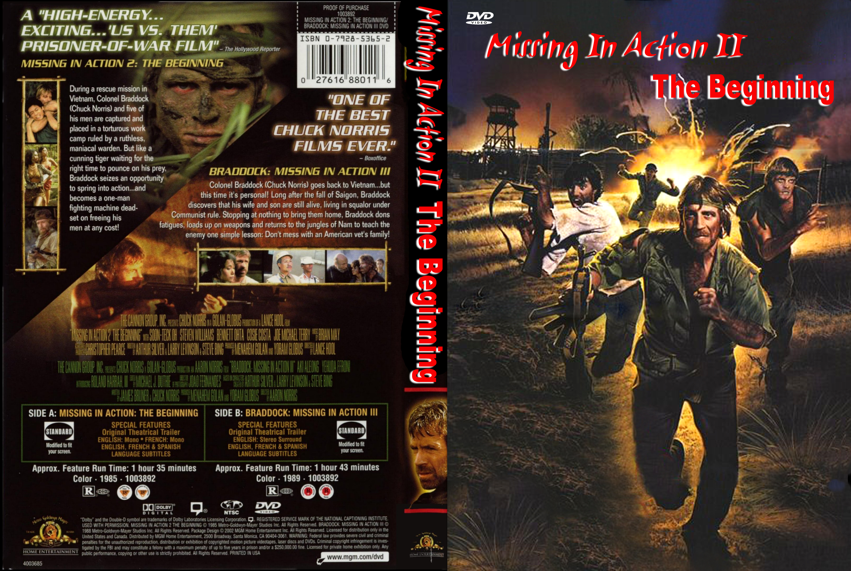 Chuck Norris Collectie DvD 6 Missing in Action 2 (1985)