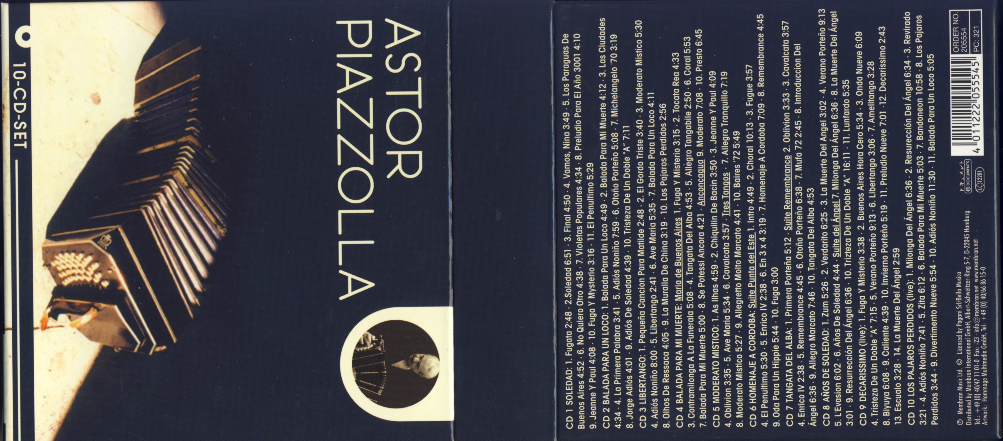 Astor Piazzolla - Piazzolla Collection 10cd