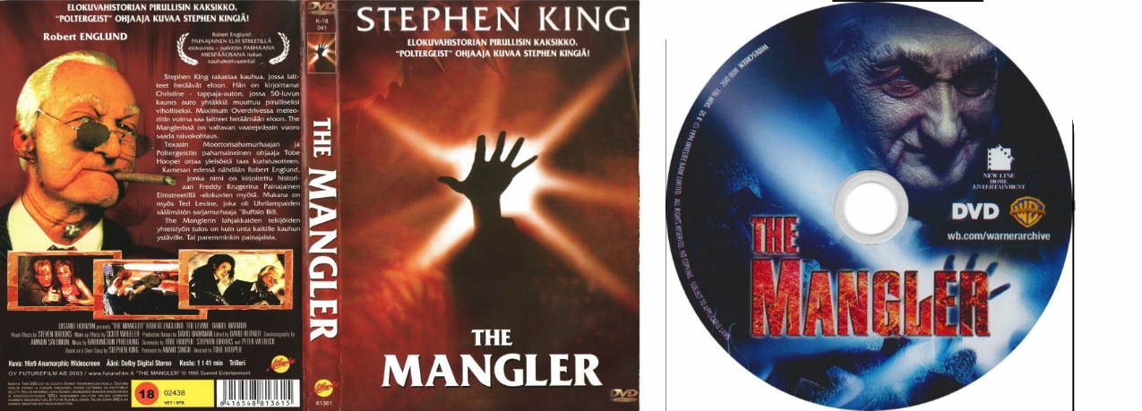 Stephen King The Mangler 1995