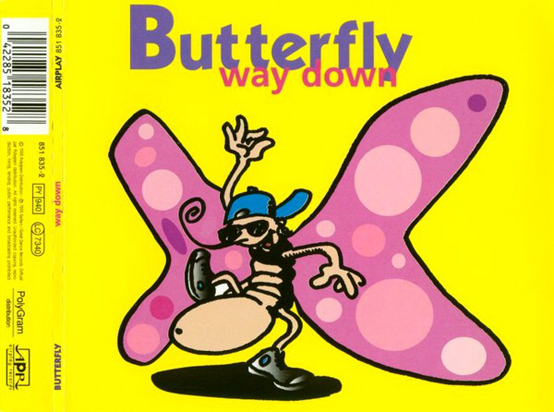 Butterfly - Way Down (CDM) (1995) Airplay FRANCE