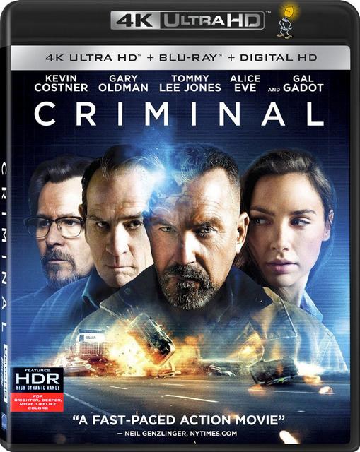 Criminal (2016) BluRay 2160p UHD HDR DTS-HD 5.1 AC3 NLsubs REMUX (Mkv)