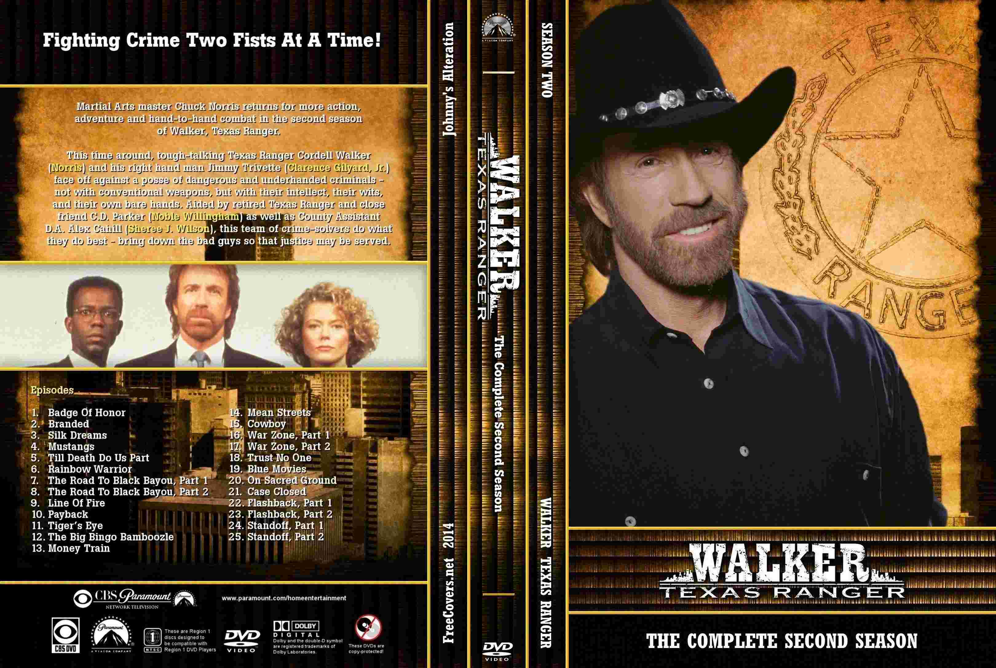 Walker Texas Ranger Seizoen 2 Dvd 3 van 7