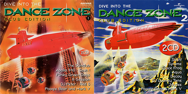 Dive Into The Dance Zone 1 & 2 (Club Edition) (2Cd)(1997) [Arcade]