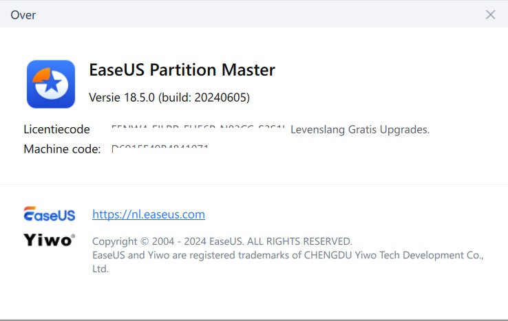 EaseUS Partition Master 18.5.0 Build 20240605