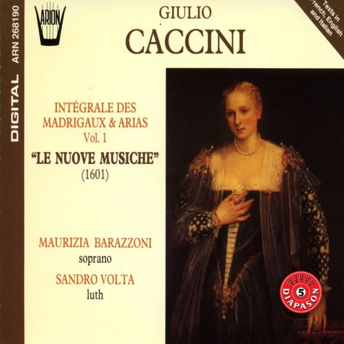 Caccini - Intégrale des madrigaux & arias, Vol. 2 - Maurizia Barazzoni (NMR) CD01