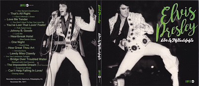 Elvis Presley - 1971-11-08, Live In Philadelphia [Ampex CD022021]
