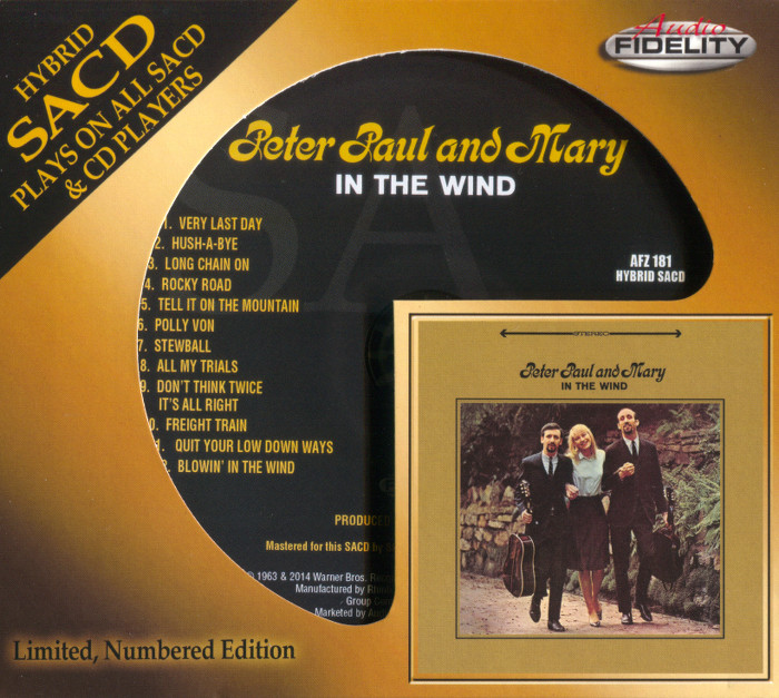 Peter, Paul & Mary - 1963 - In The Wind [2014 SACD] 24-88.2