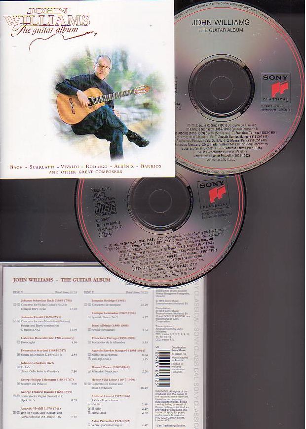 John Williams The Guitar Album 1994 2cd