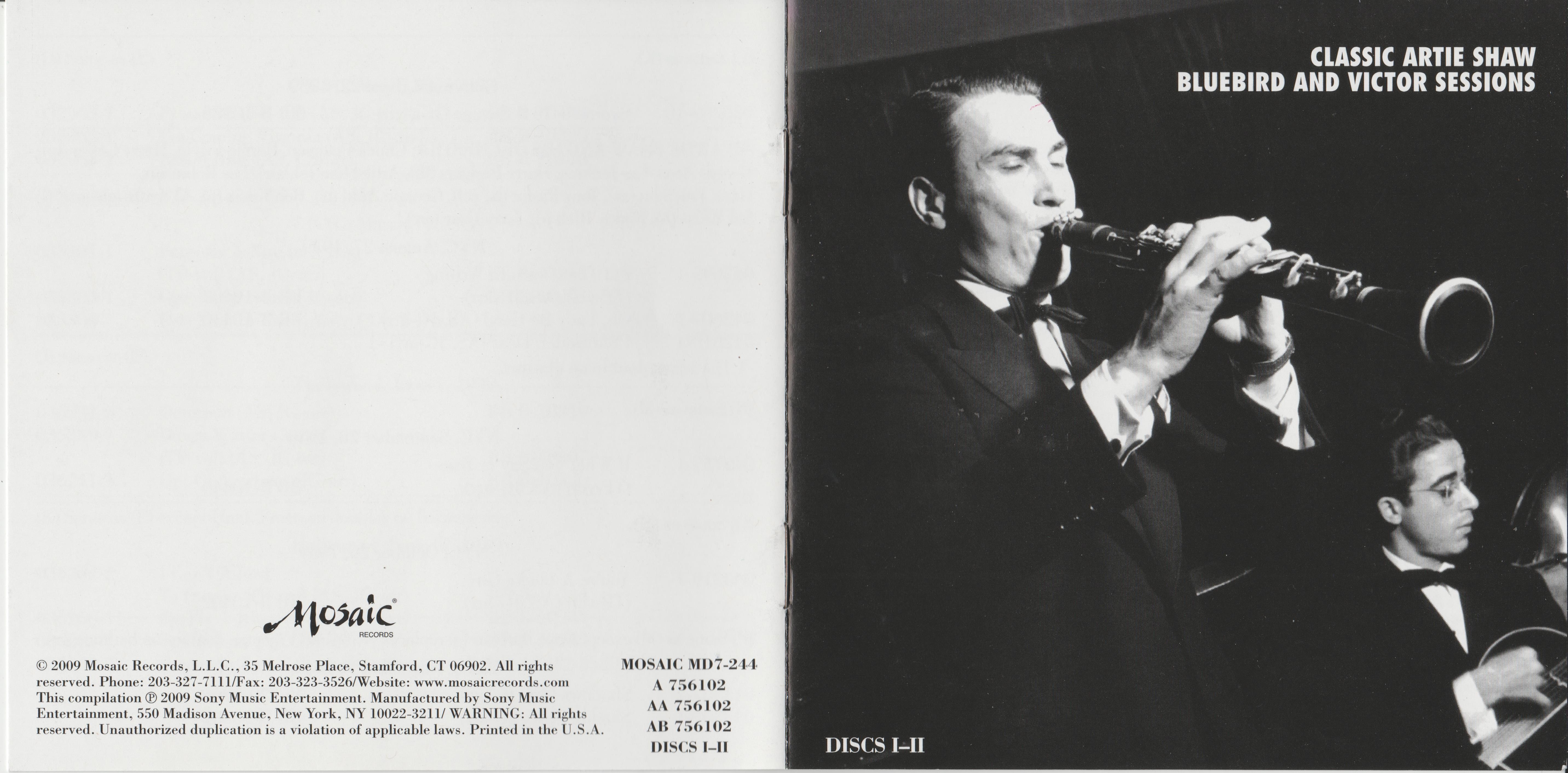 Artie Shaw - 2009 Classic Artie Shaw Bluebird And Victor Sessions 7c