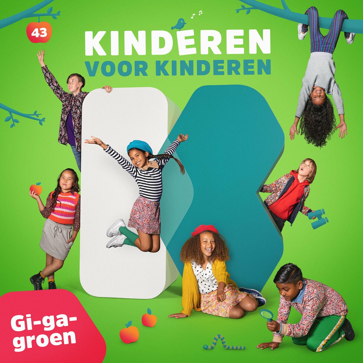 Kinderen Voor Kinderen - 43 - Gi-ga-groen (2022) FLAC