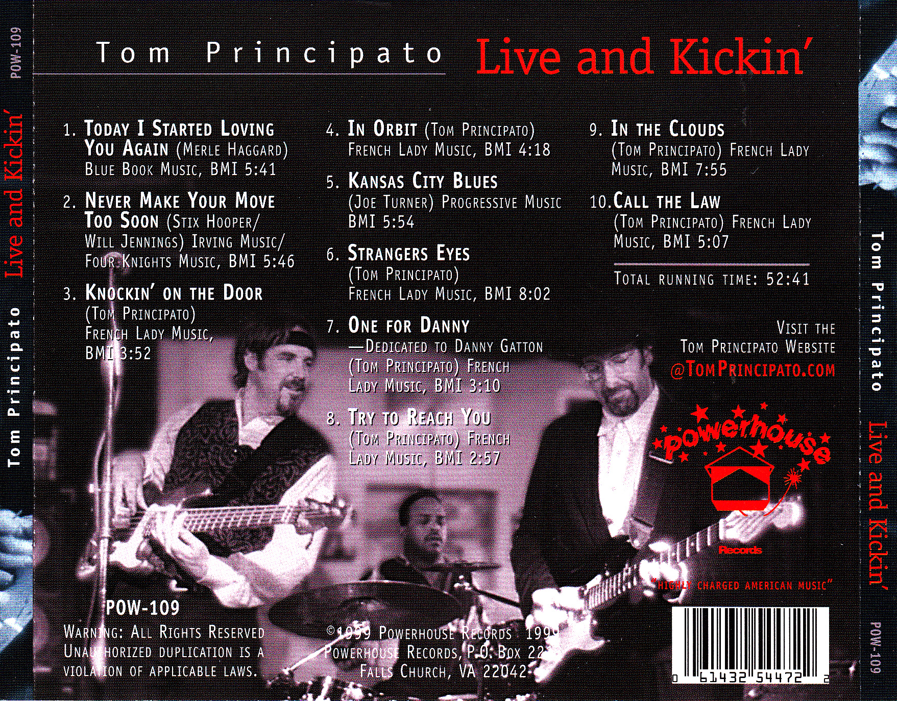 Tom Principato - Live and Kickin'
