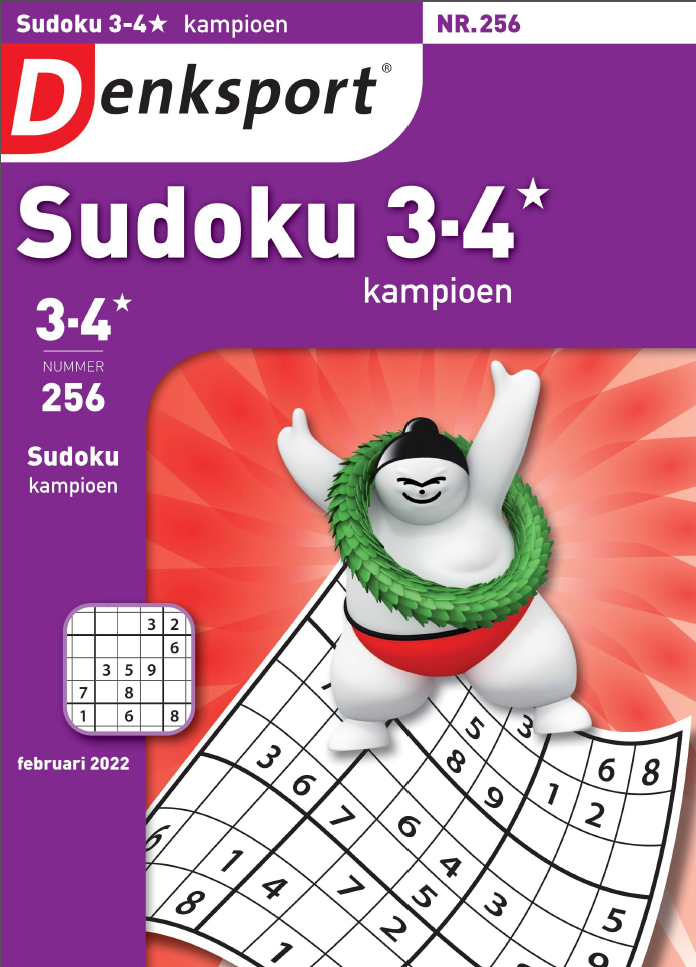 Denksport Sudoku 3-4 kampioen - 03 februari 2022