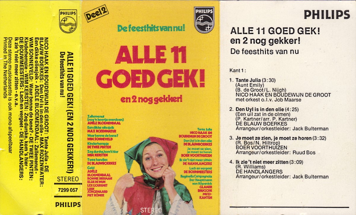 Various - Alle 11 Goed En 2 Nog Gekker Deel 2 (1974)