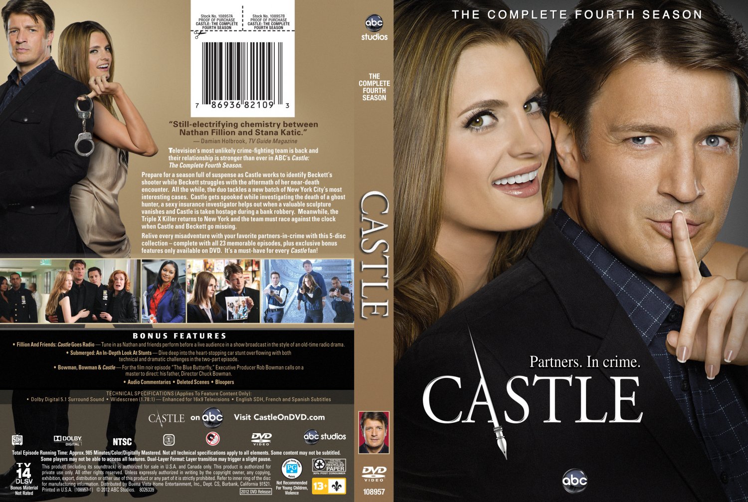 Castle Seizoen 4 DVD9 verzie