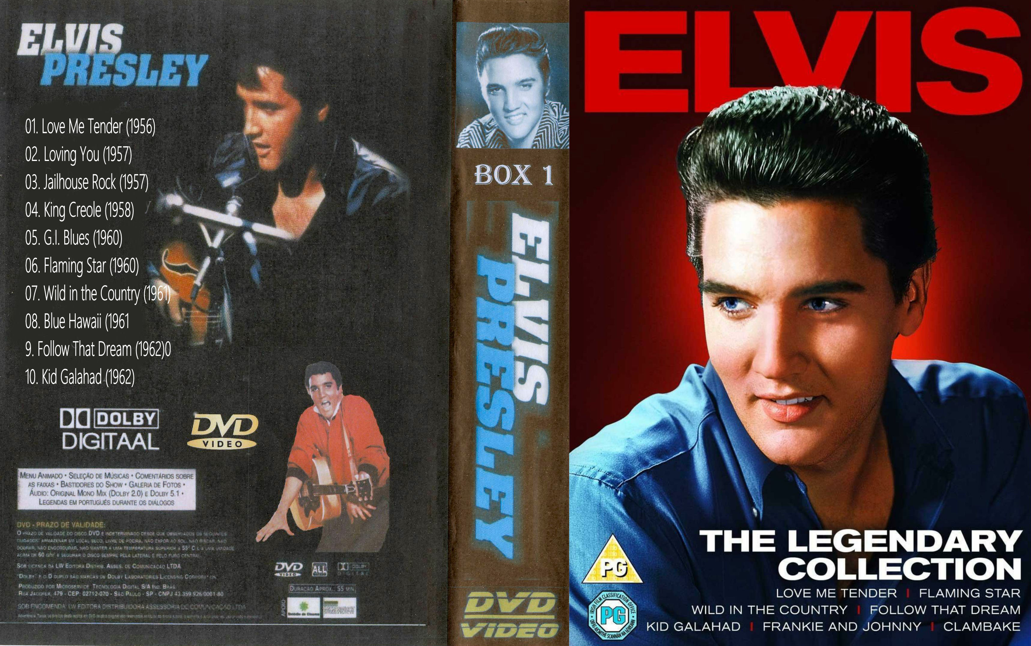 Elvie Presley Collectie ( 01 - Love Me Tender ) DvD 1 van 31