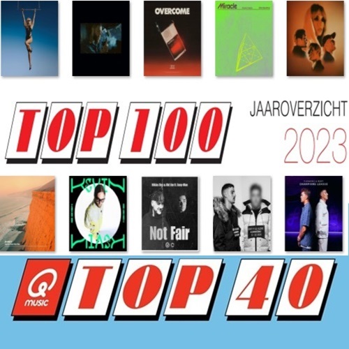 TOP 100 JAAROVERZICHT van de TOP 40 - 2023 in FLAC en MP3 + Hoesjes + Lijst
