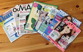 Stapel Duitstalige tijdschriften en kranten