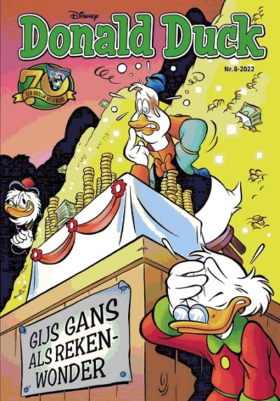 Donald Duck Nr.08 2022 Gijs Gans als rekenwonder
