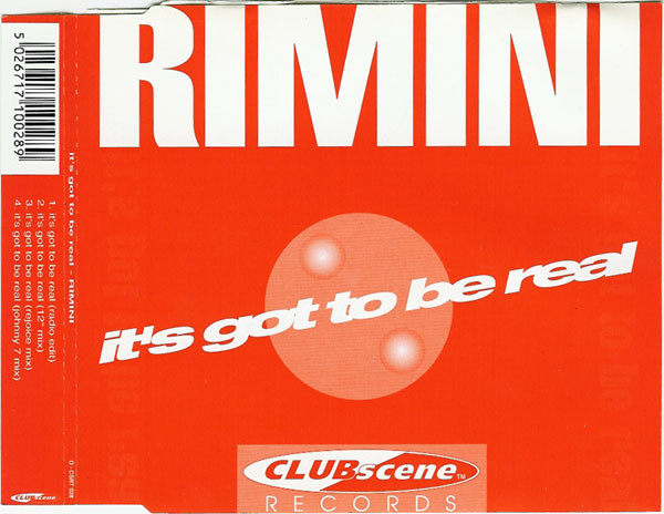 Rimini - Its Got To Be Real-(D-CSRT 028)-CD-FLAC-1994