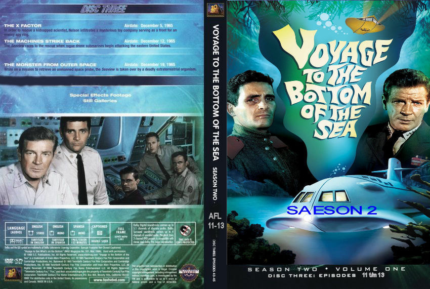 Voyage to the Bottom of the Sea - S02 Afl 11 t/m 13 ( 1964 - 1968 )