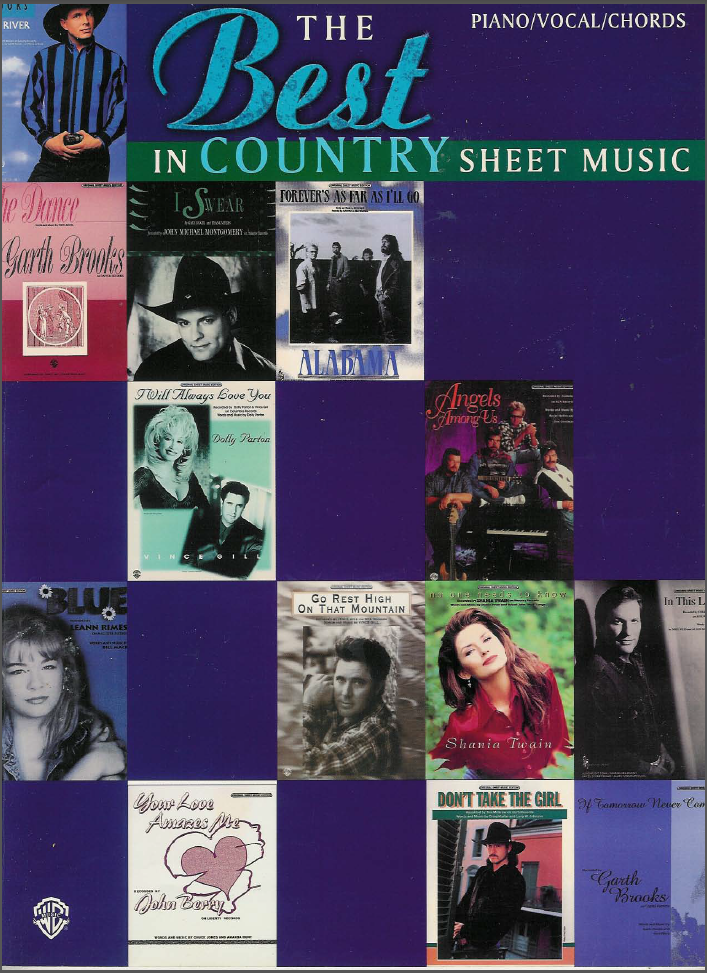 Bladmuziek - The Best in Country Sheet Music (book)