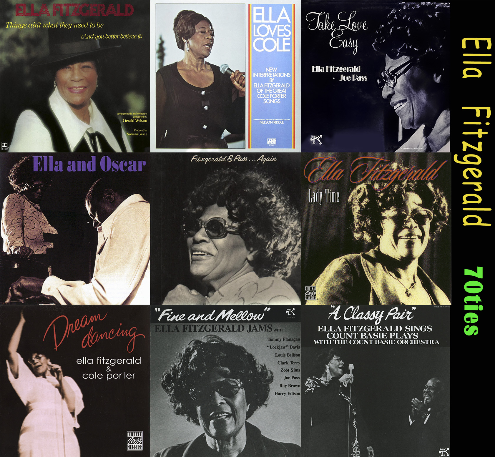 Ella Fitzgerald Studio-Albums 1970-1979