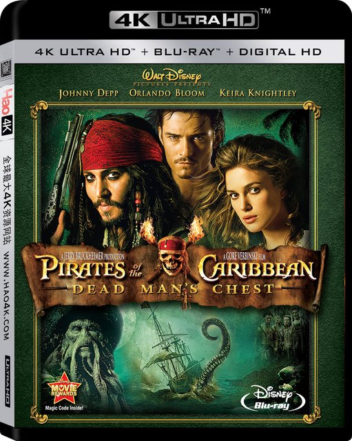 Pirates of the Caribbean Dead Mans Chest (2006) BluRay 2160p UHD HDR TrueHD AC3 NL-RetailSub REMUX