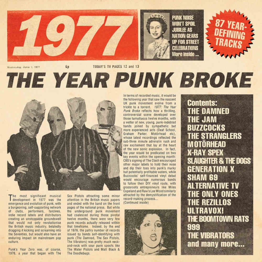 VA - 1977 - The Year Punk Broke (3CD) (2019) (Punk) (flac)
