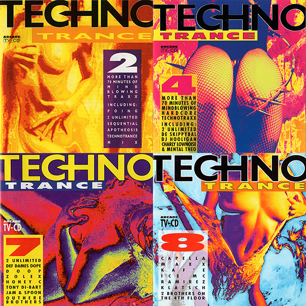 Techno Trance 2 (1992) - 4 (1993) - 7 (1994) - 8 (1994) [Arcade]