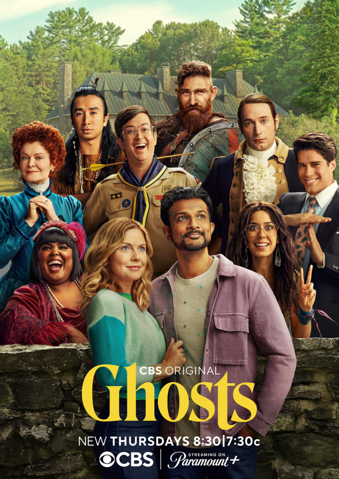 Ghosts 2021 S03E07 The Polterguest - 1080p H264 - English subbed