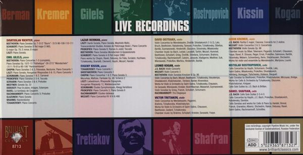 Russian Legends Legendary Russian Soloists of the 20th Century 100cd