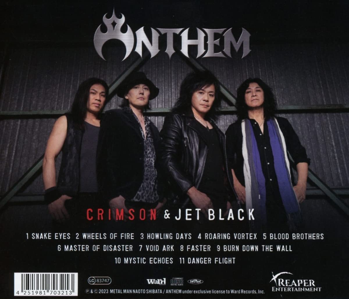 Anthem - Crimson And Jet Black
