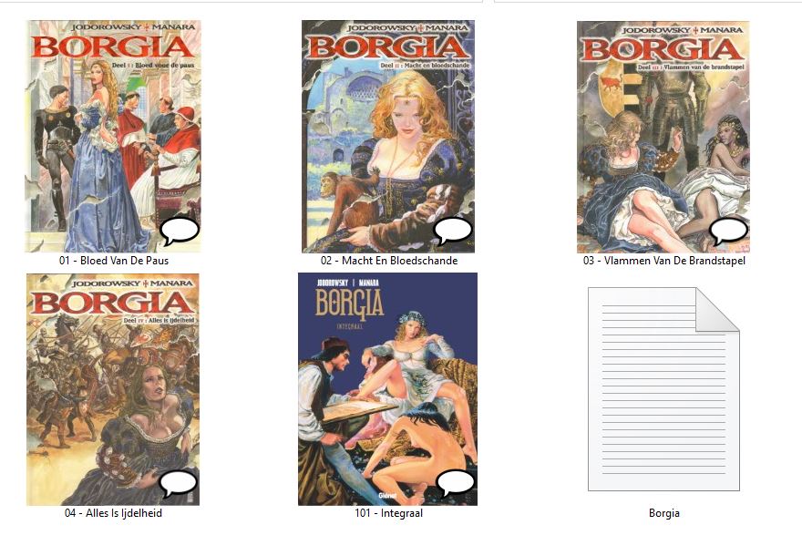 [Stripboek] Borgia