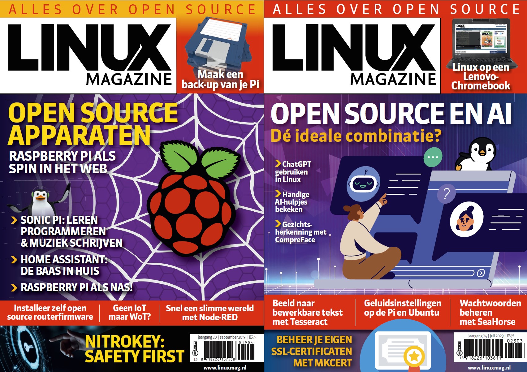 Linux Magazine - #04-2019 tot en met #03-2023