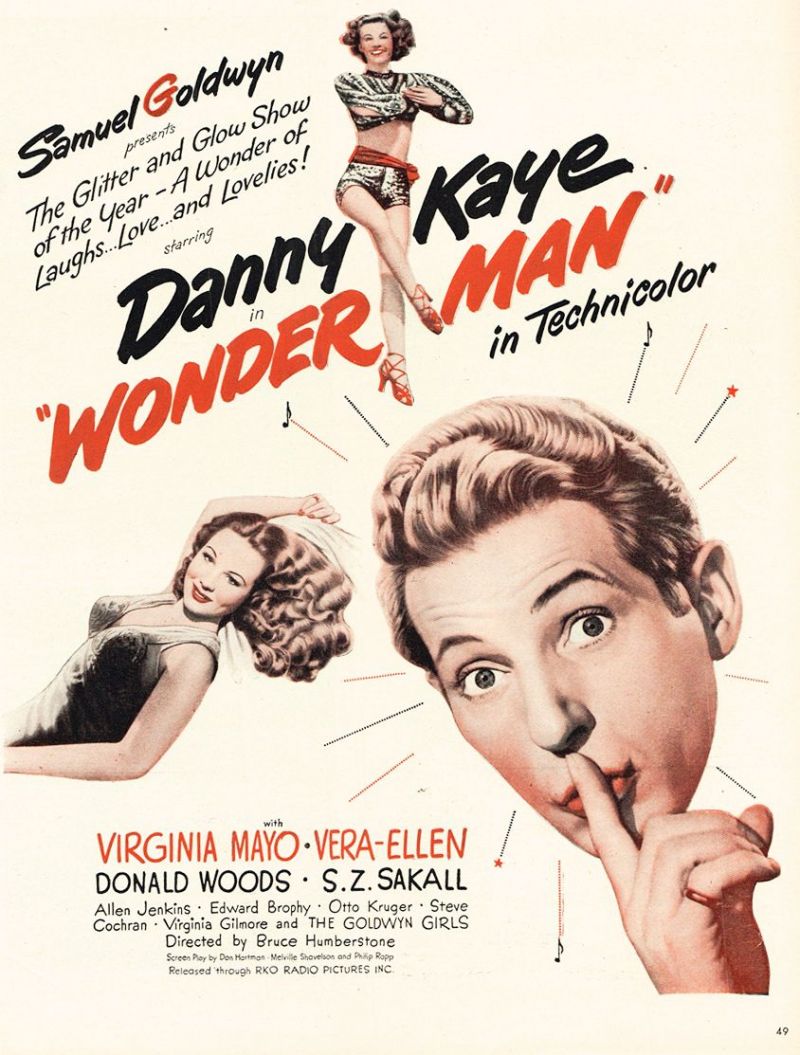 WONDER MAN (1945) komedie